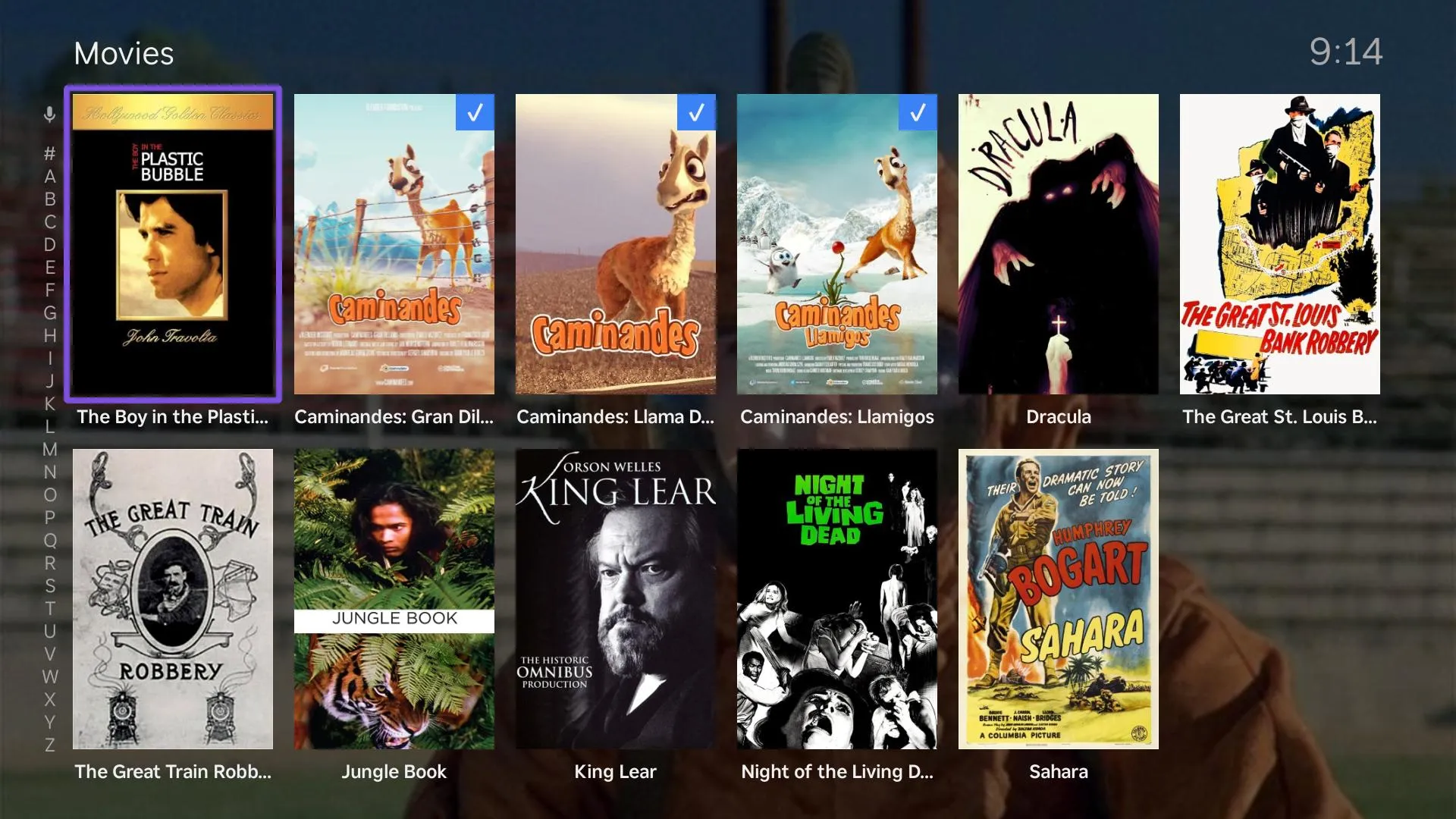 JellyRock — Library grid