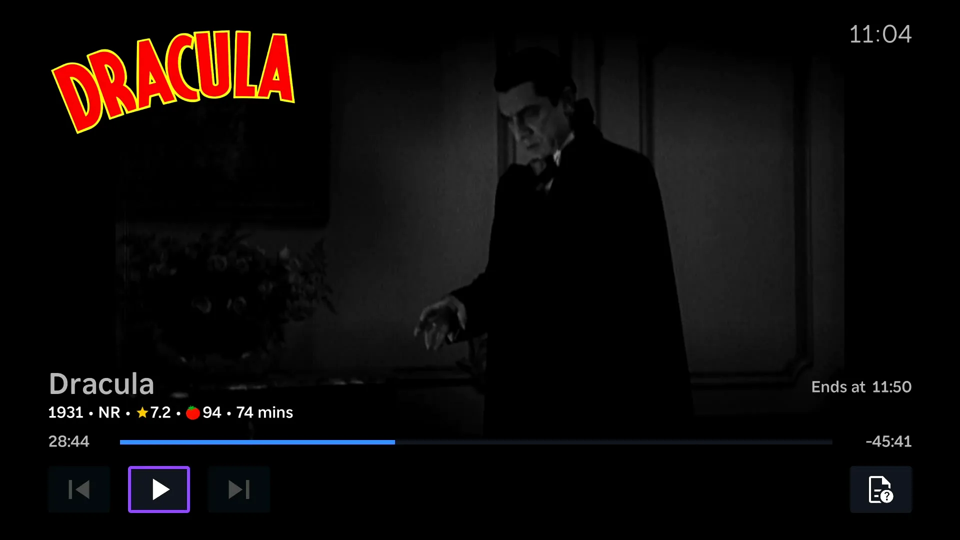 JellyRock osd screen