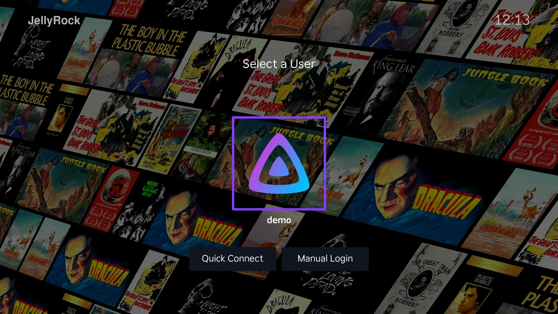 JellyRock userSelect screen
